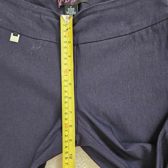 Peck & Peck Blue Cropped Pant - Picture 6 of 7
